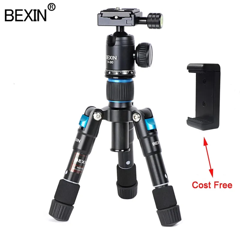 Bexin Flexibele Desktop Pocket Uitschuifbare Dslr Camera Telefoon Mount Mini Statief Standaard Voor Canon Sony Nikon Camera Mobiele Smartphone