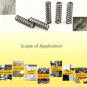 Chất lượng cao bằng thép không gỉ đồng thau xoắn ốc nhỏ lò xo tùy chỉnh niken mạ bột nhà máy nén mở rộng - Product Image 4