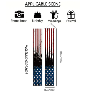 Chất lượng cao độc lập ngày hiên biểu ngữ 180x30cm Yêu Nước thứ tư của July hiên trang trí Mỹ cổ điển treo biểu ngữ - Product Image 2