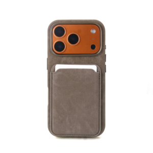 Custodia in pelle tinta unita multicolore con slot magnetico per carte, supporto e protezione antiscivolo anti-caduta per iPhone 17 Air - Product Image 1