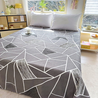 Ensemble de housse de couette 4 pièces en polyester tissé imprimé végétal, design unique, 100 % polyester, pour le marché britannique, directement de l'usine, décoration intérieure