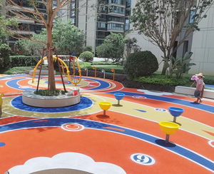 Gránulos de Caucho EPDM SBR para Pavimentación, Superficie Impermeable Antideslizante para Parques Infantiles, Pistas de Atletismo - Product Image 3