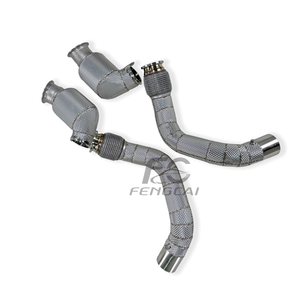 Tuyaux d'échappement sans catalyseur en matériaux forgés pour BMW F90 M5 4.4T Collecteur d'échappement - Product Image 4