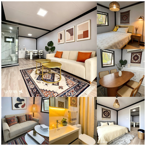 Kit de maisonnette préfabriquée en acier, 2-3 chambres, <span class=keywords><strong>maison</strong></span> modulaire avec options d'isolation et de bardage pour <span class=keywords><strong>location</strong></span> en zone résidentielle - Product Image 3