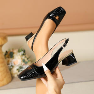 <span class=keywords><strong>Zapatos</strong></span> de Tacón Alto de 4.5cm de <span class=keywords><strong>Charol</strong></span>, Antideslizantes, para Mujer, Sandalias para Bodas y Fiestas, Moda 2026 - Product Image 2