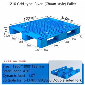 Euro <span class=keywords><strong>Pallet</strong></span> 4-Cách Nặng-Nhiệm Vụ Gia Cố Mịn Mát Lưu Trữ Ngoài Trời <span class=keywords><strong>Pallet</strong></span> Nhựa Bán Hàng Trực Tiếp Vận Chuyển Phẳng Kệ - Product Image 3