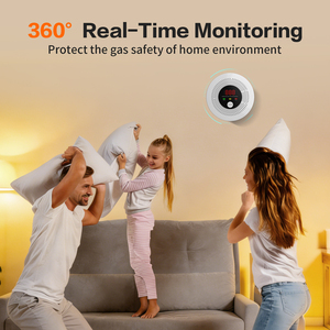 Détecteur d'alarme thermique et moniteur <span class=keywords><strong>de</strong></span> monoxyde <span class=keywords><strong>de</strong></span> carbone photoélectrique autonome 3-en-1 à piles pour appartement - Product Image 3