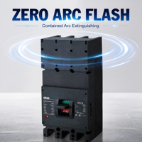 Disjoncteur 3P 320A 50kA 400V/690V/1000V AC MCCB, protection zéro arc-flash pour la distribution d'énergie solaire photovoltaïque