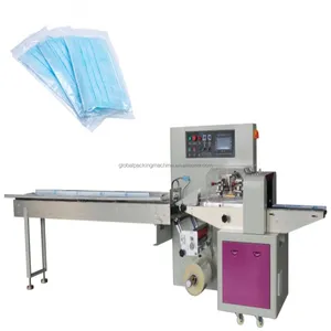 Automatic Surgical Mask Medical Gloves Soap Toilet Tissue Chopsticks Pillow Plastic Bag High Speed Gloves Packing Machine
