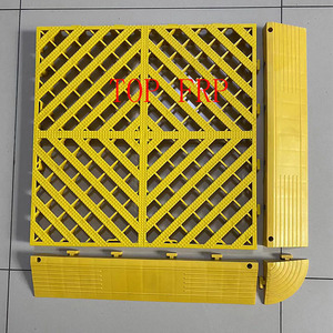 Baldosas de Plástico PP Encajables de Diseño Moderno, Piso Vinílico Interior de Bajo Precio para Estacionamiento y Lavado de Autos - Product Image 5