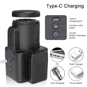 ALWUP 360-Grad-Automatischer Elektrischer Stoß-Männer-Masturbator-Becher aus Weichem Silikon – Erotikspielzeug für Männer - Product Image 2