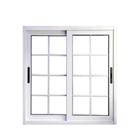 Ventanas Corredizas de Aluminio Modernas para Escuelas, Diseño Moderno, Apertura Fácil, Función Antirrobo