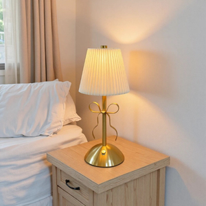 Modern Crystal Table Lamp with Black Fabric Dome Shade <b>AC</b> 2700K Warm Light Eco-Friendly Eye Caring for Bedroom Decorative Use - Product Image 2