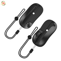 Saklar Mouse portabel Mini 2 pegangan kiri dan kanan, Mouse magnetik untuk Nintendo Switch 2 pengontrol Game JonCon