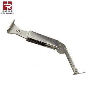 Charnière à ressort de sécurité triangulaire fer jouet coffre boîte couvercle Support couvercle séjour pour atelier de stockage chambre salon utilisation extérieure - Product Image 5