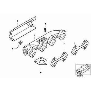 Joint de collecteur d'échappement Huimen pour moteur BMW M47 M57 11627795266 11627796480 Pièce de rechange - Product Image 5