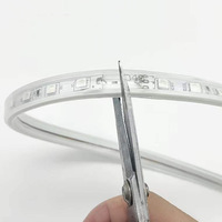 Bande lumineuse LED 220V 5050 RGB multicolore 60 LED 2835 pour la décoration d'hôtel, éclairage extérieur, ingénierie, bande lumineuse LED flexible