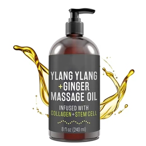 Aceite Corporal Sensual Natural de Ylang Ylang y Jengibre OEM, Aceite Esencial de Masaje con Colágeno, Aceite de Masaje para Relajación Muscular - Product Image 1