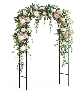 Arco de Entrada para Jardín, Resistente, de Acero con Revestimiento Antioxidante, Fácil de Montar, para Plantas Trepadoras, Decoración de Jardín para Bodas - Product Image 1