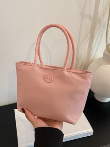 Bolso de Mano Monocromático de Gran Capacidad, Estilo Coreano, Simple y Casual, Nueva Moda de Verano 2026 - Product Image 5
