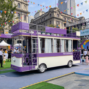 Autobús Turístico Eléctrico Decorativo Personalizado ZOWN con 14 Asientos y Vista Panorámica para Visitas Turísticas a Aldeas - Product Image 1