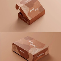 Caja de Regalo de Cartón Corrugado Reciclable y Ecológica Personalizada para Chocolates, con Relieve, Laminado Brillante/Mate y Recubrimiento UV