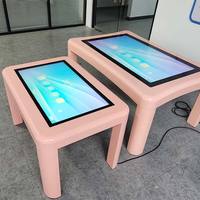 Mesa Táctil POLING de 32 Pulgadas 4K para Niños, Mesa Inteligente para Juegos, Mesa de Aprendizaje Inteligente para Niños