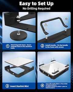 Soporte Magnético para Techo de Auto Starlink Mini OEM, Construcción de Acero, Fuerte Sujeción Magnética, Instalación Rápida, Resistente a la Intemperie, Protector para Camioneta SUV - Product Image 5