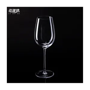 نبيذ فاخر مربع مع الزجاج أنيقة كريستال الذهب كأس نبيذ بدون ممسك مخصص مضلع طقم زجاجات النبيذ مع شعار