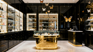 Exhibidor <span class=keywords><strong>de</strong></span> Perfumes <span class=keywords><strong>de</strong></span> Vidrio Templado con Iluminación LED Personalizada <span class=keywords><strong>de</strong></span> Lujo, Estante <span class=keywords><strong>de</strong></span> Exhibición <span class=keywords><strong>de</strong></span> Perfumes <span class=keywords><strong>de</strong></span> MDF con Estantes Escalonados, Gabinete <span class=keywords><strong>de</strong></span> Almacenamiento para Tiendas Minoristas - Product Image 6