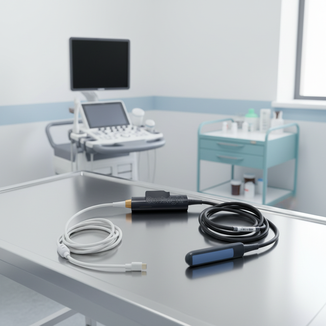 Best Quality SUN-R1 Color Doppler USB Type-C Rectal Linear Probe Rectal Convex Probe for Vet Use