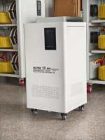 Stabilisateur de tension automatique triphasé AC SVC 30 kVA 50 kVA avec affichage LED 50/60 Hz 220 V