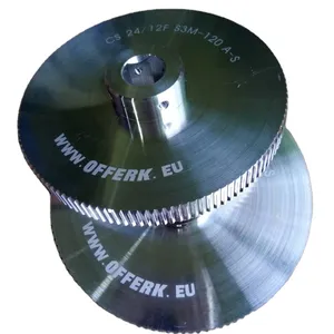 HTD3M S3M S2M 2GT MXL Customized timing belt pulley for printing machine UV printing machine