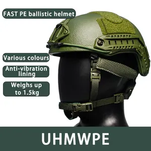 Revixun capacete com proteção para combate, capacete com corte alto 3a, discagem occ, iia uhmwpe