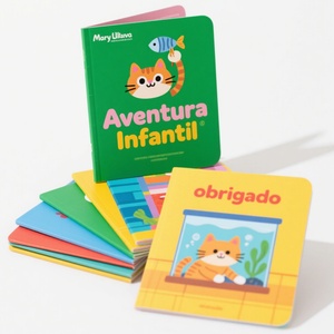 Impresión de Libros de Cartón Directo de Fábrica, con Certificaciones CEC, CE y CPC, Libros de Aprendizaje Temprano para Niños con Esquinas Redondeadas - Product Image 1