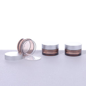 Envase cosmético para el cuidado de la piel ámbar PET Pared Gruesa plástico cuerpo mantequilla contenedor cara crema tarro 50ml 100mL 120ml 150ml 200ml 250ml - Product Image 1