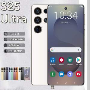 High Spec S25 Ultra 12+512GB Android 15 108MP ปลดล็อ<span class=keywords><strong>ค</strong></span>ด้วยใบหน้า 5G แบตเตอรี่ขนาดใหญ่ ปลดล็อ<span class=keywords><strong>ค</strong></span>ทั่วโลก โทรศัพท์ 5G - Product Image 1