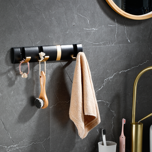 Da 1 a 6 vestiti per asciugamani nascondi ganci pieghevoli per appendere gancio a parete appendiabiti appendiabiti pieghevoli organizzazione a parete - Product Image 3