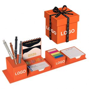 Promotion Sticky Notes School Stationery Office Supplies Multifunctional Custom Sticky Notes Box with Pen Holder and Calendar - Product Image 1