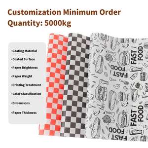 Feuilles de cuisson premium 40 g/m², simple face, anti-graisse, non blanchies, pour friteuse à air et four - Product Image 2