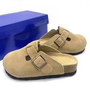 <span class=keywords><strong>Sandalias</strong></span> <span class=keywords><strong>Birkenstock</strong></span> para <span class=keywords><strong>Hombre</strong></span>, de Cuero Genuino, Cómodas, con Cierre de Botón, Diseño sin Cordones, para Verano - Product Image 3