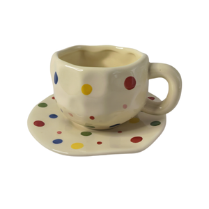 Tazas de Cerámica Irregulares, Tazas de Cerámica Pintadas a Mano, Diseños Únicos, Cada Taza Está Hecha a Mano para Beber <span class=keywords><strong>Café</strong></span>, Té y Leche - Product Image 3