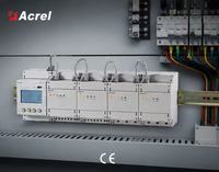 Acrel Industrial CT Energy Meter ADF400L Meter kWh Tiga Fasa Multi-Channel Modbus RTU Pengukuran Harmonik Kelas Akurasi 0.2