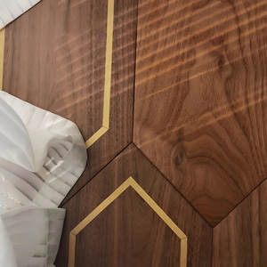 <span class=keywords><strong>Parquet</strong></span> <span class=keywords><strong>hexagonal</strong></span> en chêne d'ingénierie de 15mm-Revêtement de sol artisanal pour couche de chauffage par le sol Conceptions personnalisées <span class=keywords><strong>Parquet</strong></span> en chêne - Product Image 4