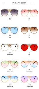 Lunettes de soleil unisexe en métal abeille <span class=keywords><strong>avatar</strong></span>, lunettes de luxe pour hommes et femmes, Offre Spéciale - Product Image 6