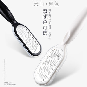 ตะไบเท้าสแตนเลส ด้ามจับรูปไข่ สำหรับใช้ในบ้าน กำจัดหนังด้าน เครื่องขัดส้นเท้า อุปกรณ์ดูแลส้นเท้า - Product Image 3