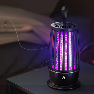Trampa para insectos, linterna de camping, atrapa moscas, recargable por USB, matamosquitos para el hogar, dormitorio, camping al aire libre - Product Image 4