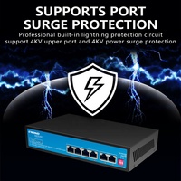 Sistema de videovigilancia gestionado, conmutador Poe de 100m, Ethernet, para HUAWEI, cámara IP, interruptor inteligente AP AI inalámbrico