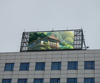 Écran publicitaire LED extérieur P6 IP65 pour toit/mur avec animation et graphiques pour les magasins de détail
