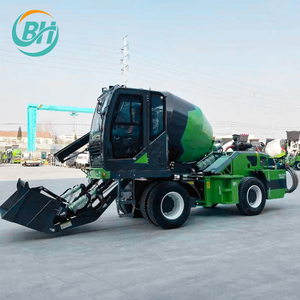 Camion malaxeur à béton entièrement automatique avec pompe intégrée, auto-alimentation, haute capacité de mélange et de pompage - Product Image 2